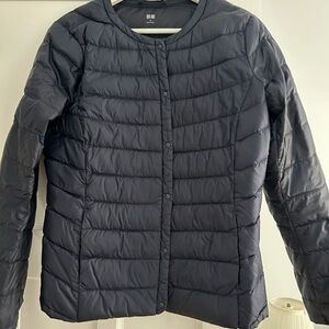 Uniqlo Women's Navy Puffer Jacket